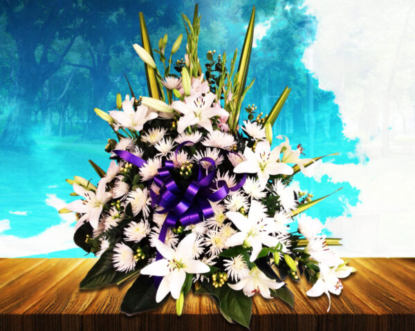 arreglo floral funebre