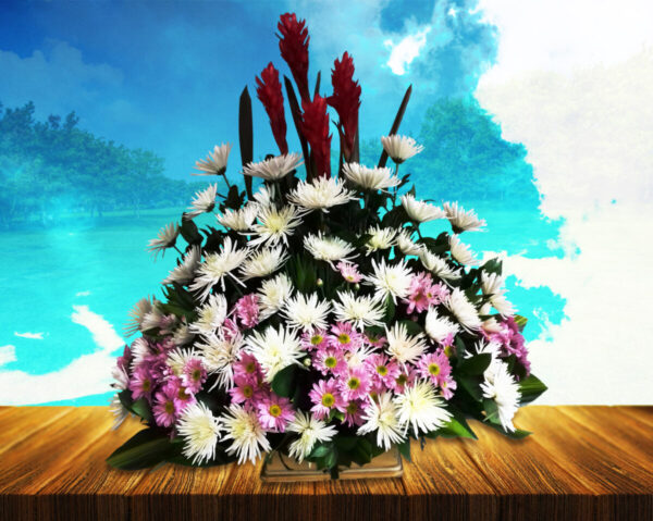 arreglo floral funebre
