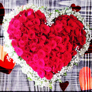 arreglo floral romantico